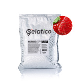 Смесь для приготовления замороженного десерта-слаш "Gelatico" со вкусом "Клубника"