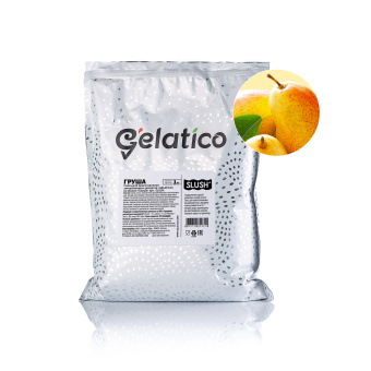 Смесь для приготовления замороженного десерта-слаш "Gelatico" со вкусом "Груша"