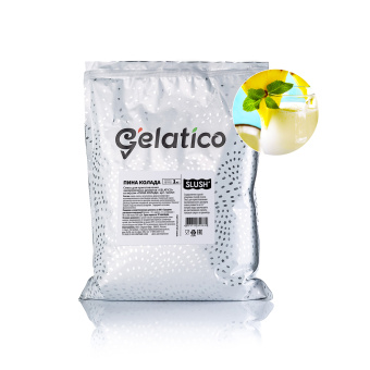 Смесь для приготовления замороженного десерта-слаш "Gelatico" со вкусом "Пина Колада"