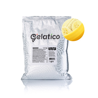 Смесь для приготовления замороженного десерта-слаш "Gelatico" со вкусом "Банана"