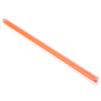 Трубочка д/коктейлей 25 см/оранжевая
