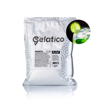 Смесь для приготовления замороженного десерта-слаш "Gelatico" со вкусом "Мохито"
