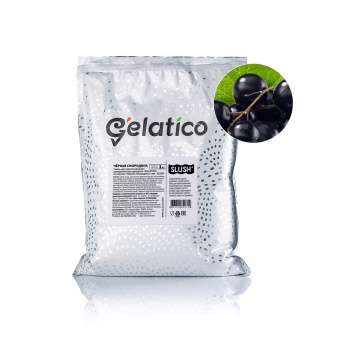 Смесь для приготовления замороженного десерта-слаш "Gelatico" со вкусом "Черная смородина"