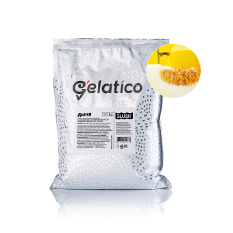 Смесь для приготовления замороженного десерта-слаш "Gelatico" со вкусом "Дыня"